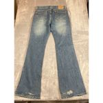 American Eagle Womens Original Boot Jeans Size 4 Distressed 90's Festival Rodeo Photo 5