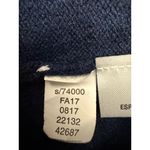 Cashmere Charter Club Luxury Navy Blue Crewneck Sweater Size M Photo 3