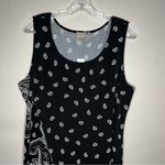 Chico's NWT  Bandana Harmony Black and White Asymmetrical MIDI Dress Photo 2