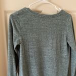American Eagle Soft & Sexy Plush Long Sleeve Shirt V-Neck Soft Size Small Green Photo 4