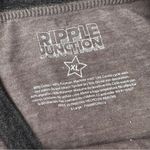 Ripple Junction  | Jimi Hendrix Baseball Tee Long Sleeve Gray Black Graphic | XL Photo 3