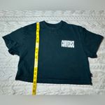 Converse Black Logo Cropped Tee Photo 5