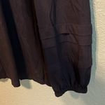 Chico's NEW Chico’s Black Relaxed Long Sleeve Blouse scoop neck ruffle sleeve top nwt Photo 3