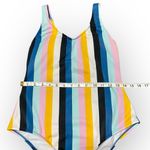 Kona Sol Colorful Striped One Piece Swimsuit Size M Photo 3