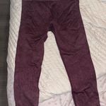 JoyLab  Maroon Ribbed Leggings Photo 1