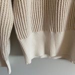 Splendid  Cream and Metallic Gold Knit Sweater Photo 6