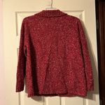 Liz Claiborne Vintage Retro Crazy Horse Red & White Cardigan Sweater 1X Photo 5