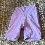 Outdoor Voices Pinkish Purple Nylon Spandex Biker Shorts Size XS Photo 0