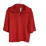 Lululemon  Swiftly Tech Relaxed-Fit‎ Polo Shirt Size 0 Hot Heat Red Glow Photo 1