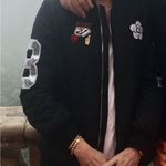 L'ATISTE L’atiste  embellished black bomber jacket with applications size S Photo 9