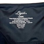 Lysse  Tummy Control Black Pull On Equestrian Suede Insert Leggings Photo 13