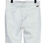 AYR The Pop Straight Leg Cropped Ankle Mid Rise Jeans 30 Short Salt Water White Photo 6