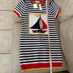 Anthropologie Anthro Flat White Knit Short-Sleeve Crew-Neck Mini Dress. Size M. MSRP $118 Photo 11