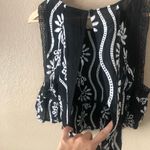 Abbeline cold shoulder embroidered open back top Photo 85