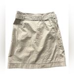 Loft Tan Skirt with Pockets Size 2 Utility Photo 2