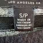 Lucky Brand  soft Black and Gray Striped Sweater bell sleeve sz s/sp Photo 11