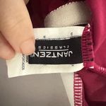 Jantzen Classic One Piece Women 12 Swimsuit Swim Beach Resort Padded Magenta Photo 6