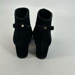 Kate Spade  Women's Lorene Black Suede Ankle Booties Bow Detail size 8 Photo 5