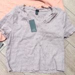 Wild Fable Knox Rose Bundle XXL Waffle Knit Henley Long Sleeve Lacy Crop Top NEW Photo 2