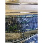 Rock 47 by Wrangler Women’s Bootcut Embelished Low Rise Dark Denim Jeans Sz 28L Blue Photo 3