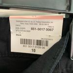 Liz Claiborne 3/$25  black crop pants w/ tie waist‎ Photo 6