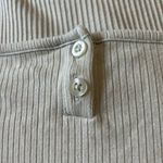 a.n.a Ribbed light green shirt square neck size M Photo 1