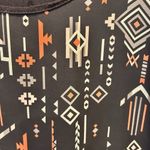 Daytrip Buckle Shirt Womens Medium Black Aztec Print Y2K Western Made In USA Photo 2