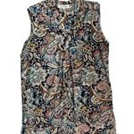 Eden & Olivia π sheer-ish paisley sleeveless blouse Photo 0