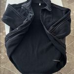 Free People Movement Glacier Long Black Snap Closure Fleece Jacket Coat M $168 Size M Photo 5