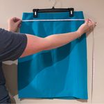 Loft  Teal Blue Skirt Size 12 Photo 2