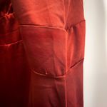 Nine West Rust Red Silky Midi Dress Women’s Size 5X FLAWS Photo 12