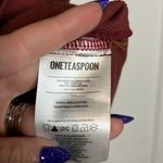 One Teaspoon NWT  OT Ribbed Singlet - Wine Photo 5