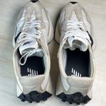 New Balance  327 WS327FE Beige Suede Nylon N Logo Sneakers Women's 10 Photo 3