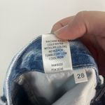 Pistola  denim distressed light wash mini skirt size 28 Photo 5