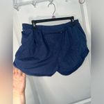 Nike Dri-FIT Dark Navy Blue Artic Print Running Active Wear Shorts Sz Large Photo 3