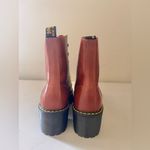 Dr. Martens NWOT  Leona Farrier Leather Platform Heeled Boots Size 38 Photo 3