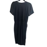 EXPRESS ✨ Silky Sueded Jersey Ruched T-Shirt Midi Sz Medium Dress✨ Photo 7