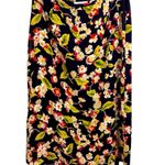 Dana Buchman  Floral Silk Skirt Women’s Sz‎ 14 Pencil Midi A Line Zip Lined Photo 0