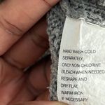 Jeanne pierre  Women Gray Off The Shoulder Cable Knit Shirt Sz Medium Casual Y2K Photo 5