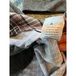 Altelime Gray Brown Plaid Lightweight Hooded Pullover Medium Gray Photo 8