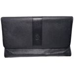 Fendi  Vintage Black Zucchino Crossbody Removable Strap Clutch Shoulder Bag Photo 2