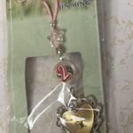 Heart Purse charm letter y with Pink and Gold Accents Photo 1