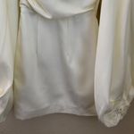 House Of CB  'Carlyn' Ivory Satin Balloon Sleeve Mini Dress/Size S‎ NWOT Photo 5