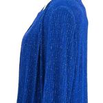Alex Evenings Deep Royal Blue Glitter Embellished 2-Piece Jacket Gown Size 1200 Photo 8