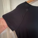 Garnet Hill size small black dress. V neck with waist detail shown in pictures. Photo 7