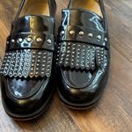 Botkier  Victoria Black Patent Leather Studded Flats Photo 14