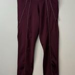 Nike Yoga Dri-Fit Women Size Small High Waisted Lurex Tape 7/8 Athletic Leggings Photo 2