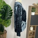 Pleione  • crushed velvet tie front blouse Photo 2