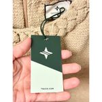 NWT Tuckernuck Short Sleeve Tweed Jackie Shift Mini Dress Croissant Women Size L Tan Size L Photo 5