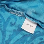 Jockey Person 2 Person Teal Paisley Burnout Hooded Top Sz Medium Green Photo 9